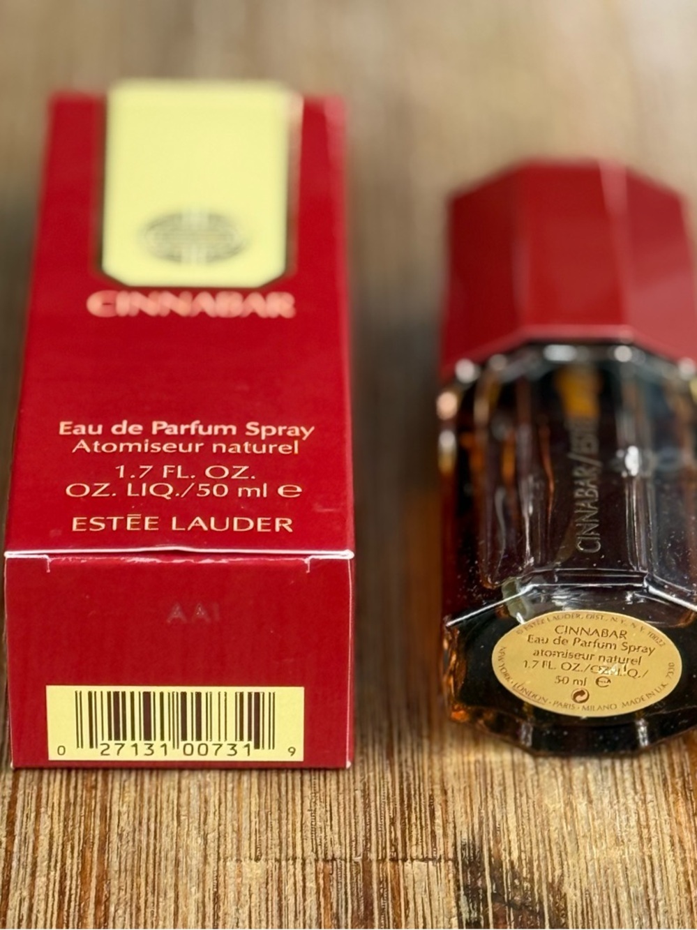 Estee Lauder New Not used Vintage Orginal Formula Cinnabar Perfume Red top - Picture 2 of 6
